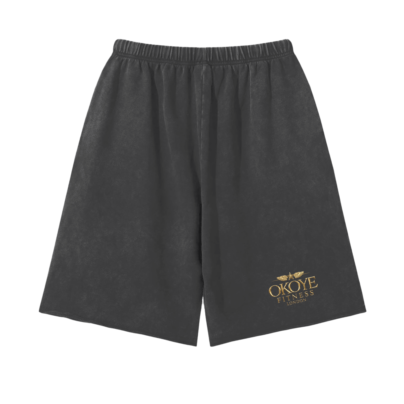 Okoye Fitness Gold Chrome Shorts