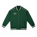 Contrast Piping Zip Bomber Jacket