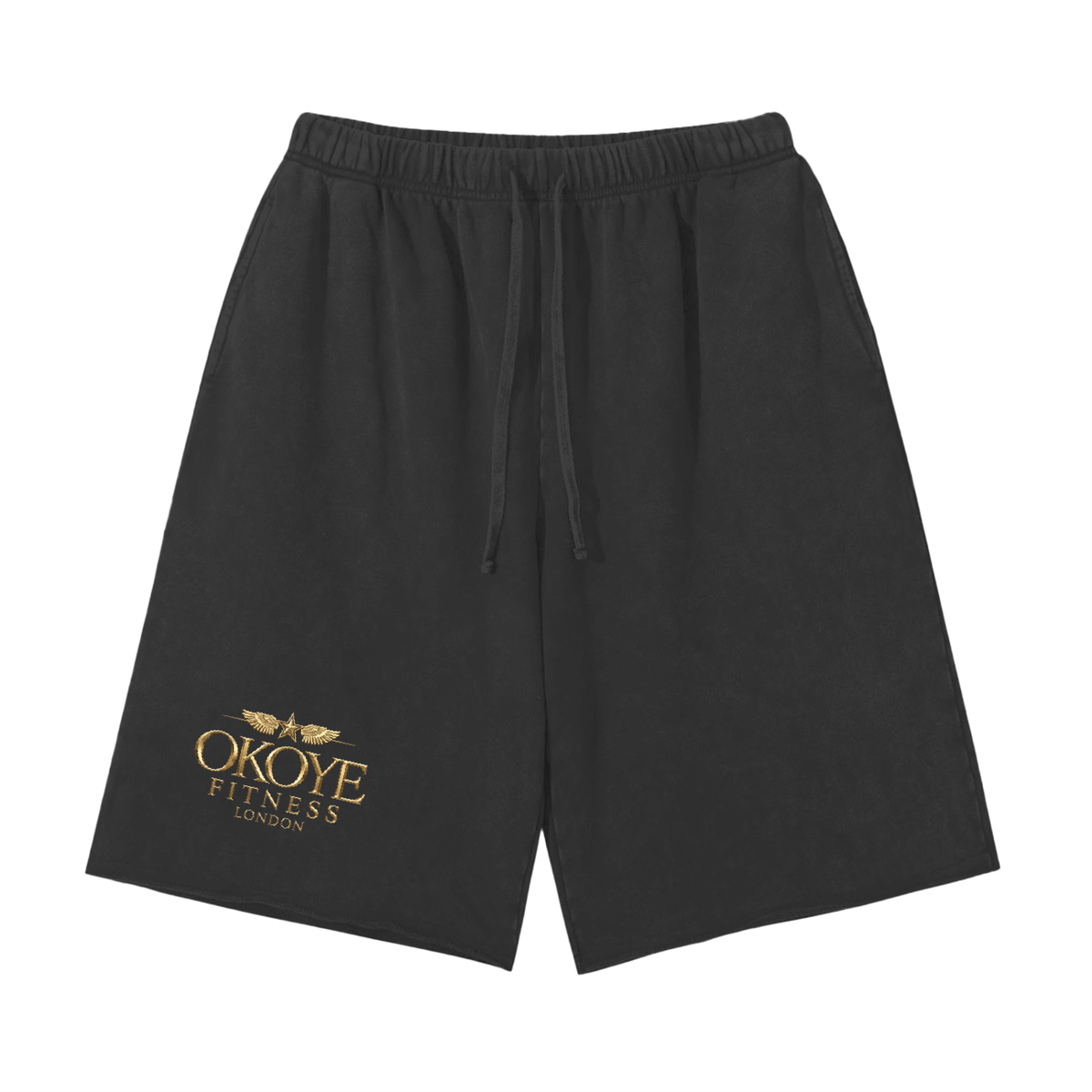 Okoye Fitness Gold Chrome Shorts