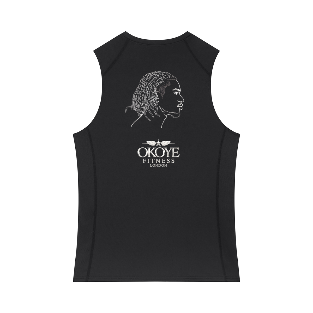 Okoye Men's Slim-Fit Topstitch Tank Top