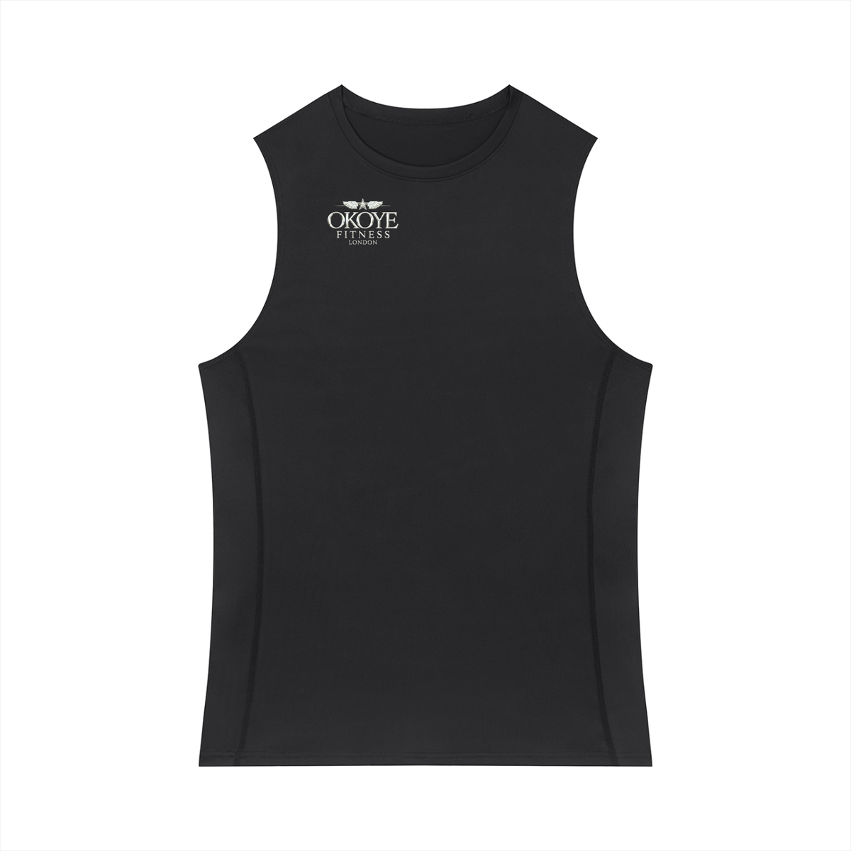 Okoye Men's Slim-Fit Topstitch Tank Top